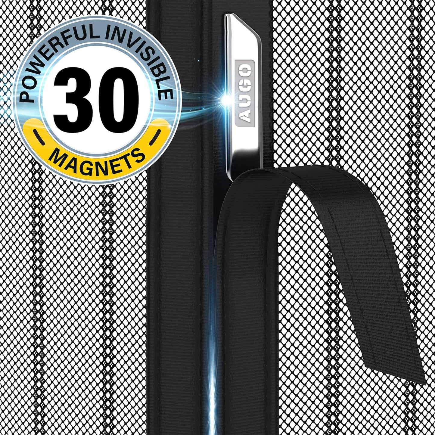 Augo SnapShut™ Magnetic Screen Door