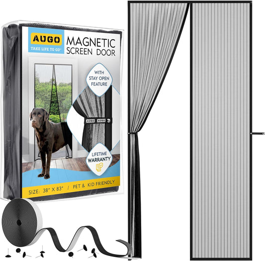 Augo SnapShut™ Magnetic Screen Door