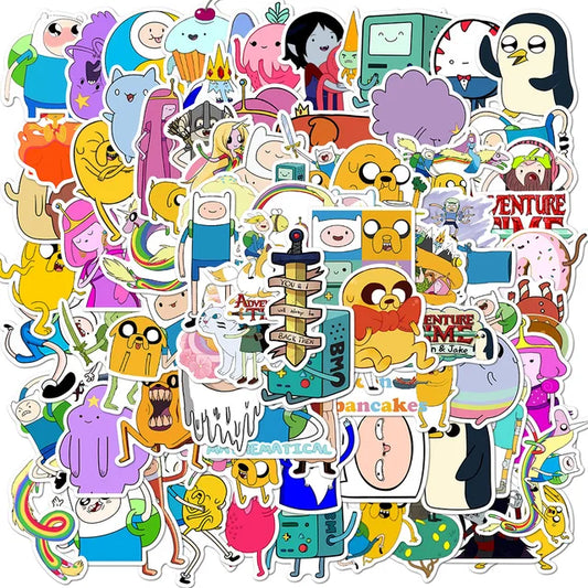 1‌0PCS Adventure Time‌ Cute Graffiti Stickers
